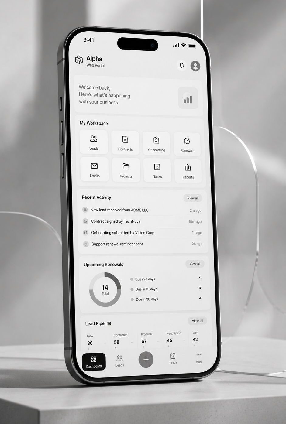 Why choose the Alpha Web Portal