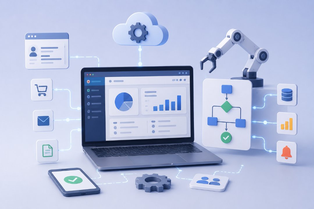 Custom web applications that automate your business workflows